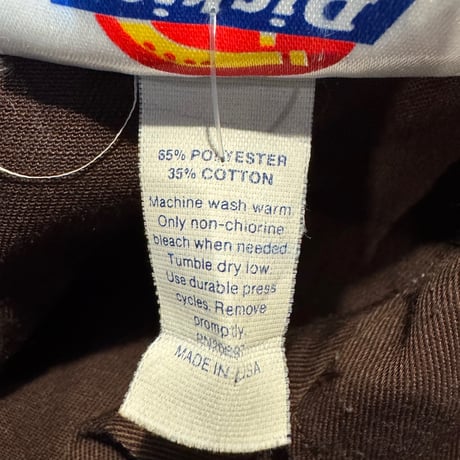 USA製Dickies ワークシャツ ブラウン