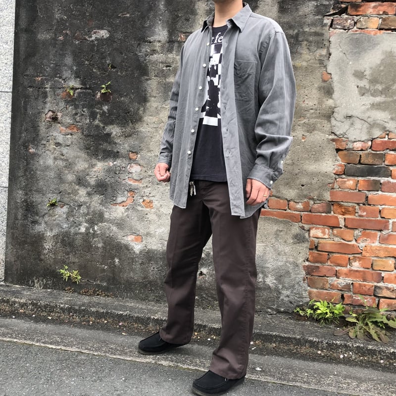 Ralph Lauren 無地シャツ 〝MARLOWE〟L グレー | CUSTOM FEVER