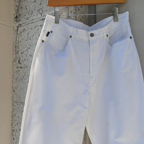 LAUREN RALPH LAUREN ホワイトテーパードパンツ
