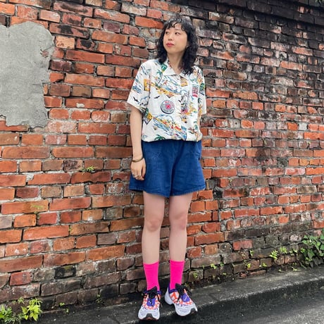 リゾート総柄シャツ