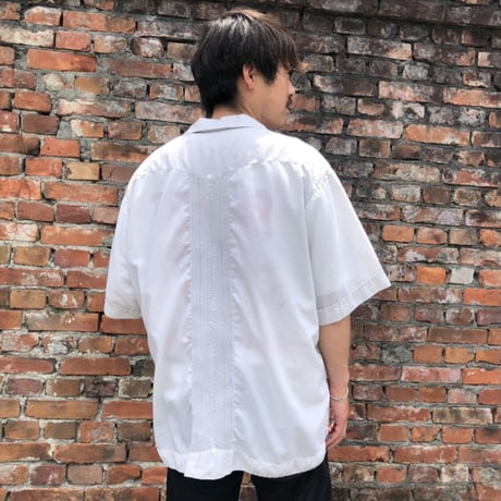半袖キューバシャツ  グレー