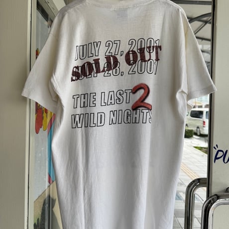 2001年 BON JOVI “One Wild Night Tour” Tシャツ