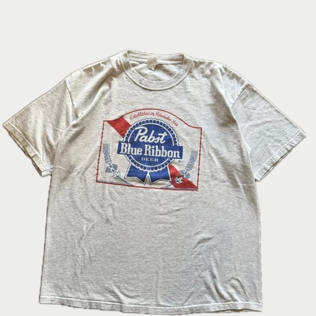 Pabst Blue Ribbon ビールプリントTシャツ