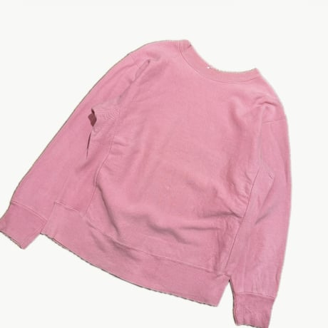 90's USA製 無地スウェット L  ピンク