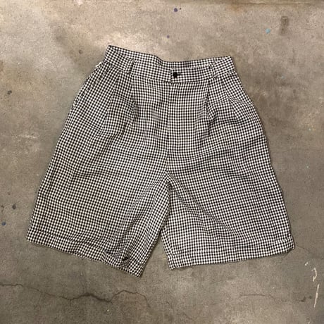 USA製チェックハーフパンツ