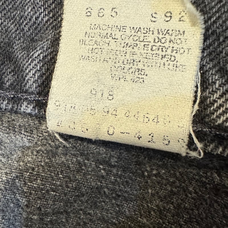Levi's550 W38×L30 ブラック 94年製 Levi's550 W38 L30 ブラック | CUSTOM FEVER