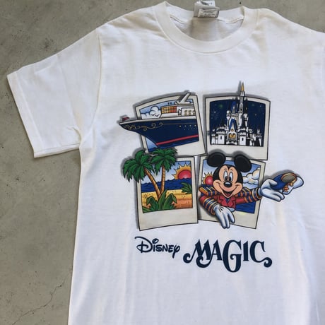 USA製DISNEY MAGIC ⛴プリントTシャツ