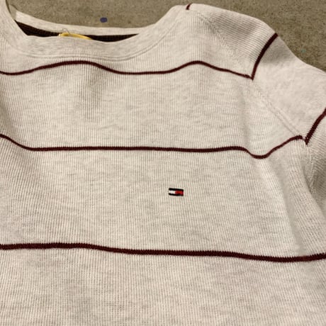 TOMMY HILFIGERボーダーロンT