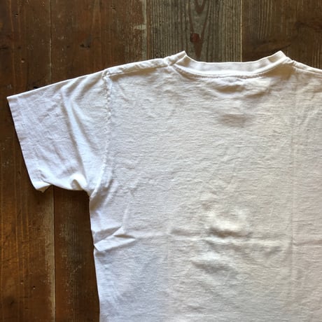 〜80年代チャンピオン染み込みプリントTシャツ　L
