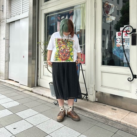 トラ  プリントTシャツ