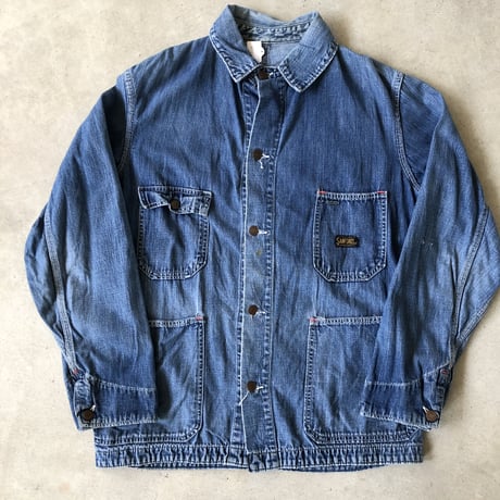 USA製  SANFORIZED デニムカバーオール