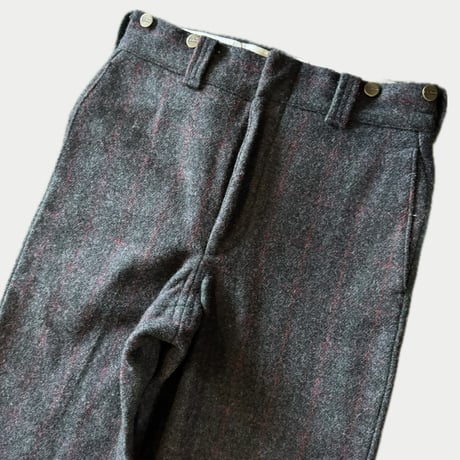 80's USA製 L.L.Bean ウールパンツW30