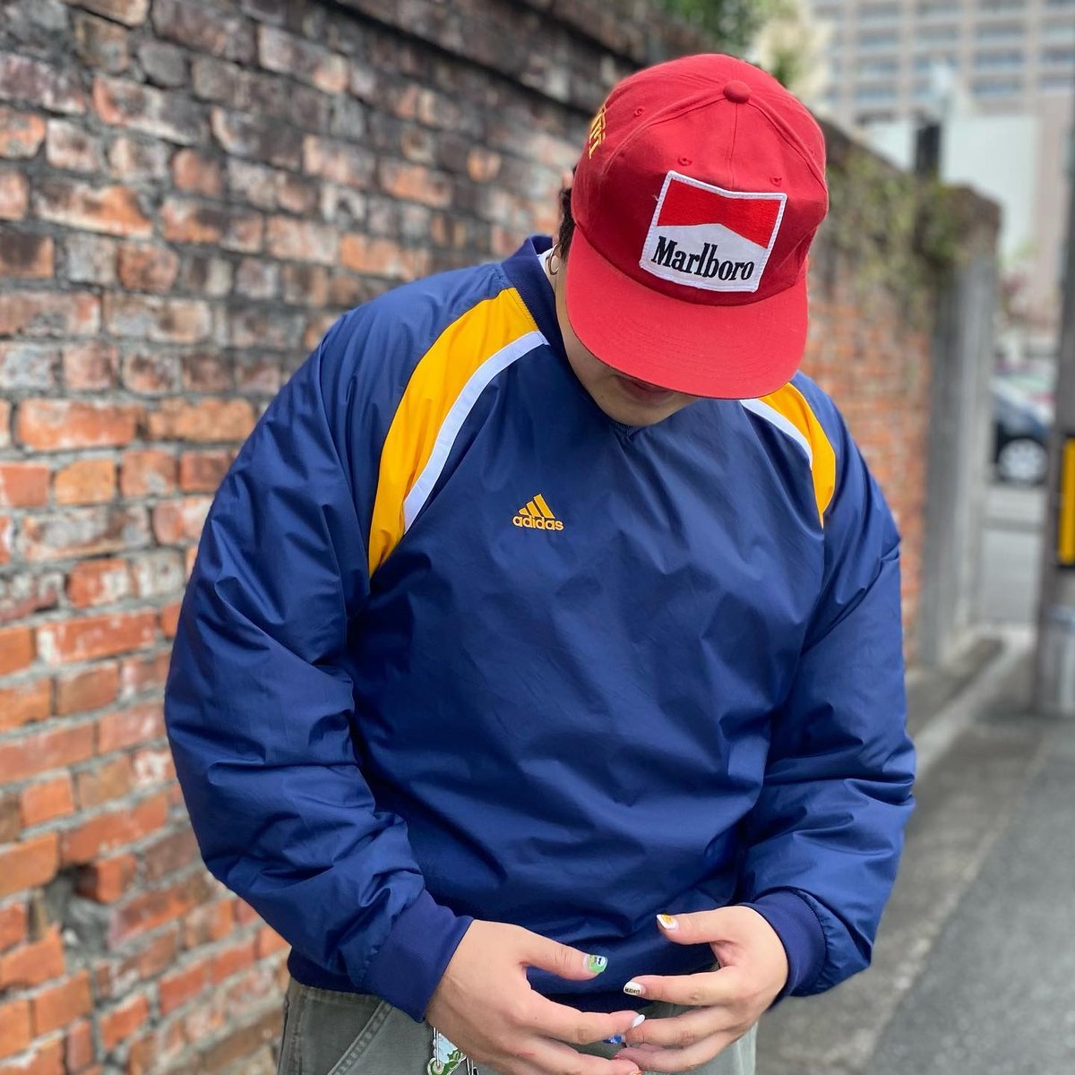adidas ナイロンプルオーバー | CUSTOM FEVER
