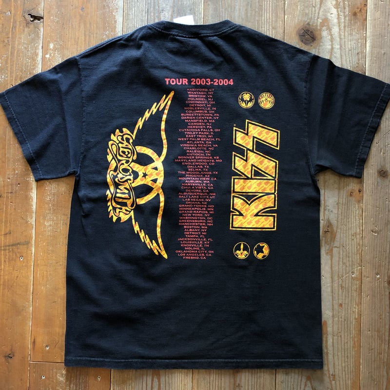 AEROSMITH & KISS バンドTシャツ | CUSTOM FEVER AEROSMITH & KISS バンドTシャツ | CUSTOM FEVER