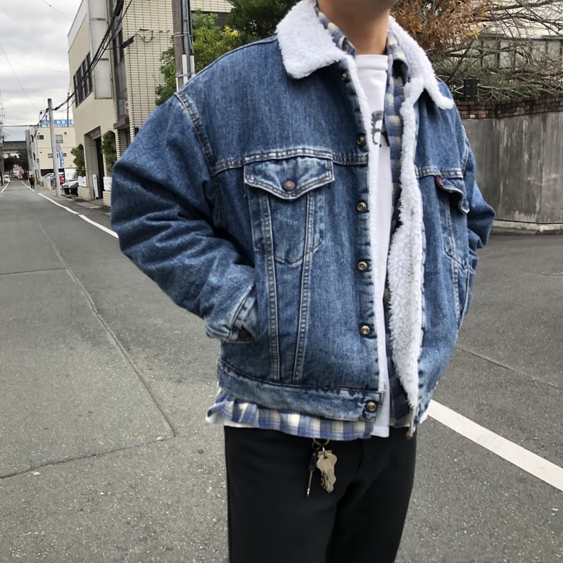 90's Levi's デニムボアジャケット 70609-4891 | CUSTOM FEVER 90's Levi's デニムボアジャケット 70609-4891 | CUSTOM FEVER