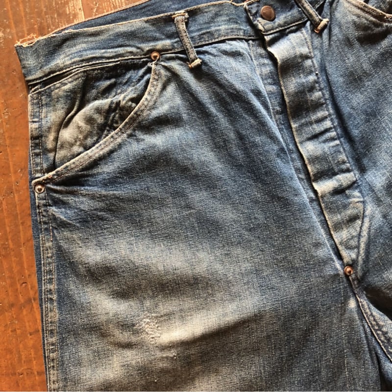 40s デニムペインターパンツ ダメージ ペンキ はビンテージ 40s デニム