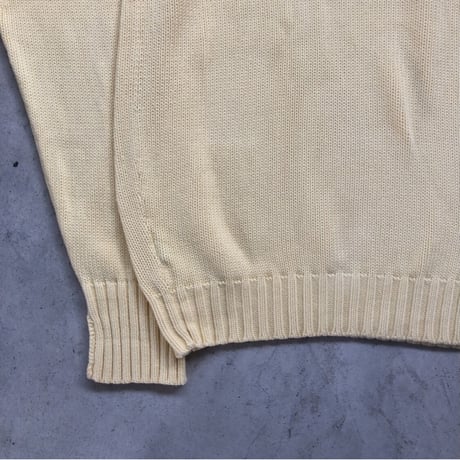 POLO コットンニットセーター  L