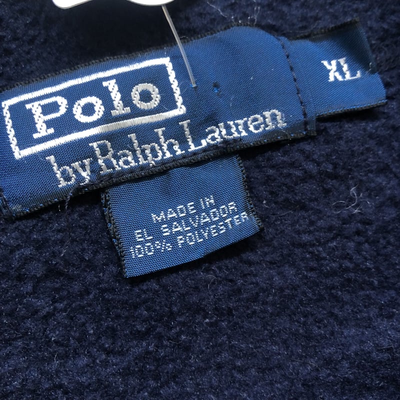 Polo by Ralph Lauren ハーフジップフリース XL | CUSTOM FEVER
