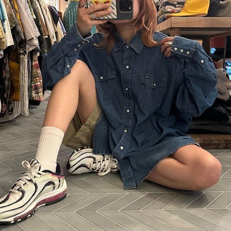 Wrangler ビッグシルエットウエスタンシャツ