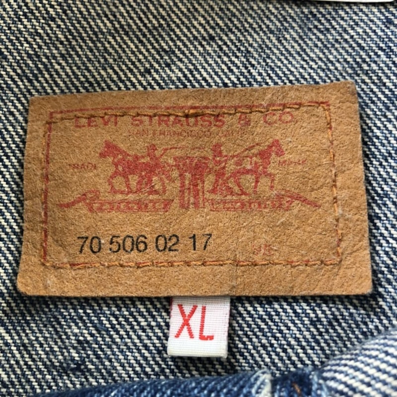 Levi's70506デニムジャケット XL | CUSTOM FEVER