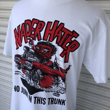 FARTCO プリントTシャツ  NADER HATER