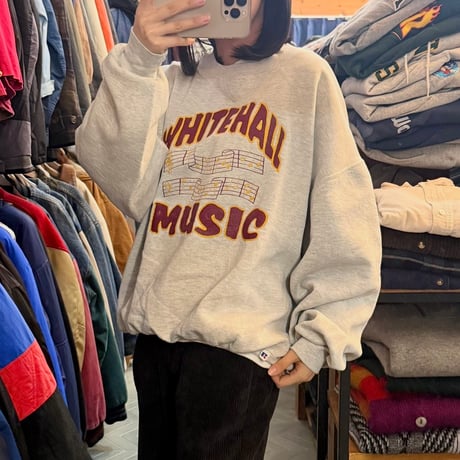 90s USA製 Russell プリントスウェット