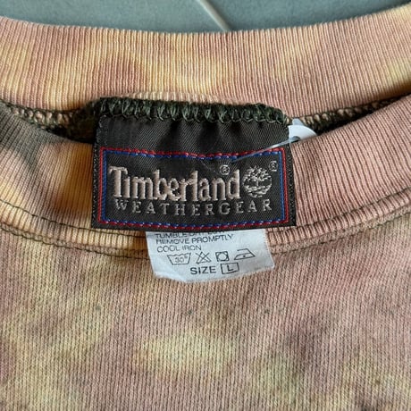 90s Timberland ブリーチ加工スウェット