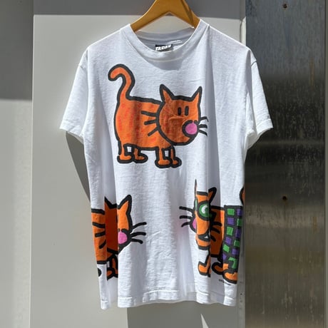 90s USA製　Jim Benton 猫イラストTシャツ