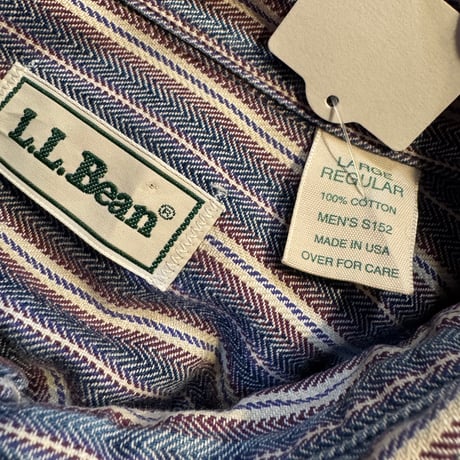 90's USA製 L.L.Bean ストライプシャツ