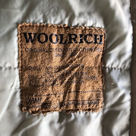 WOOLRICH 中綿コート