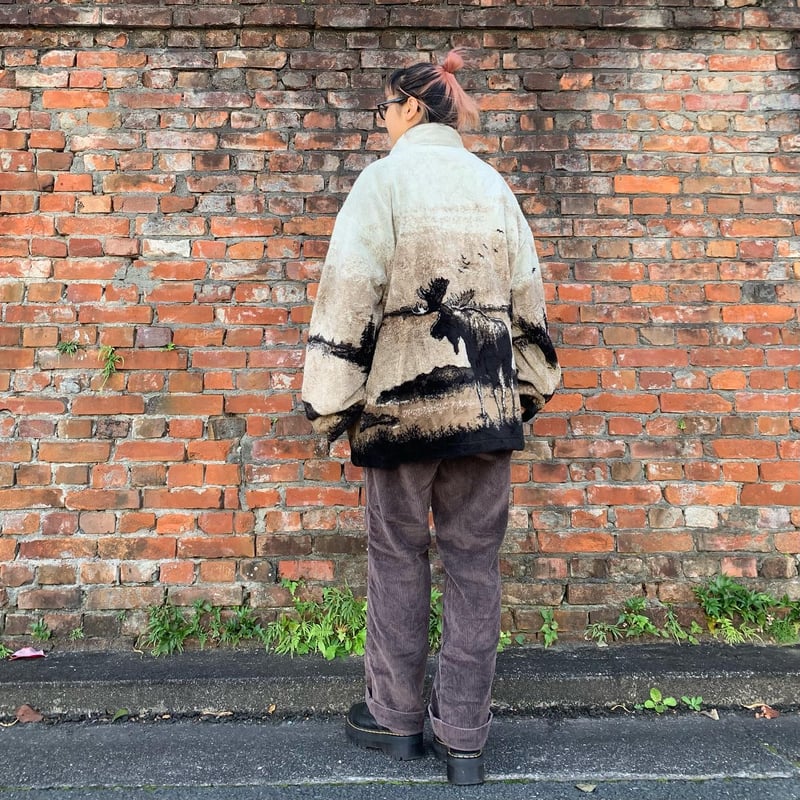 総柄ボアジャケット | CUSTOM FEVER