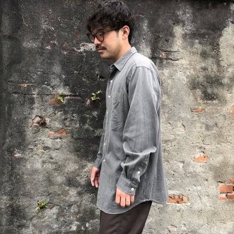 Ralph Lauren 無地シャツ 〝MARLOWE〟L  グレー