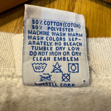 〜90's USA製RUSSELL カレッジスウェット XL