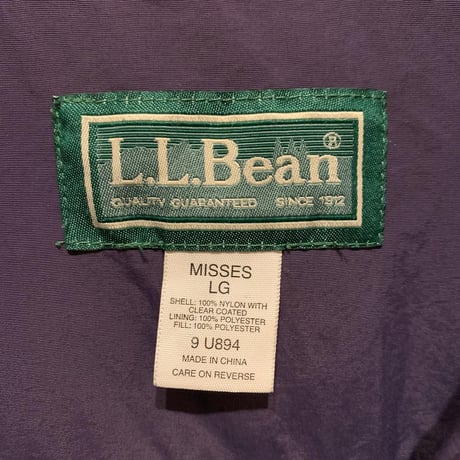 L.L.Bean切替ウォームアップジャケット