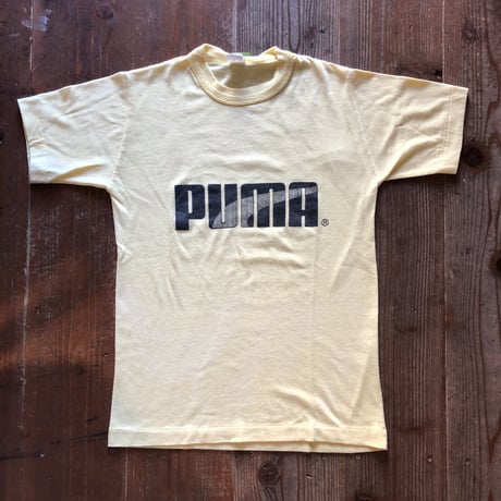 80's PUMA ロゴプリントTシャツ