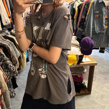 KISSダメージTシャツ