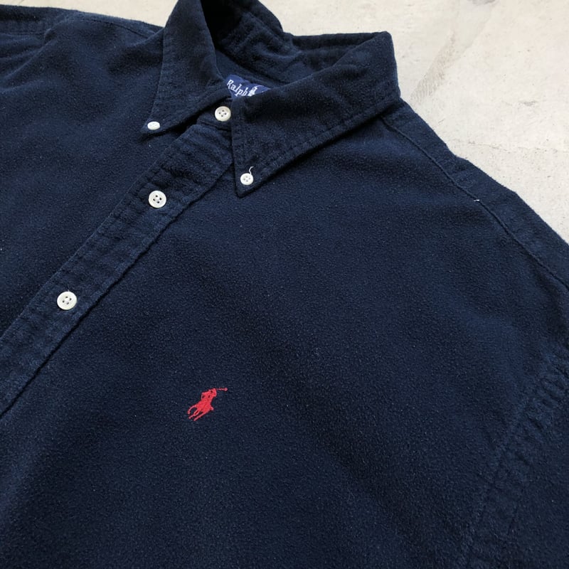 Ralph Lauren コットンシャモアクロスシャツ | CUSTOM FEVER