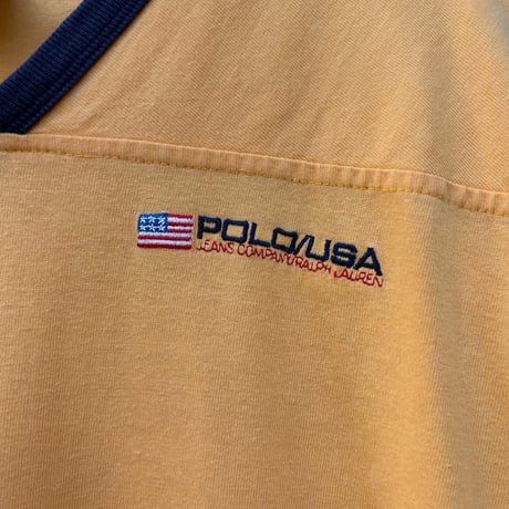 POLO JEANS CO. RALPH LAUREN VネックリンガーTシャツ