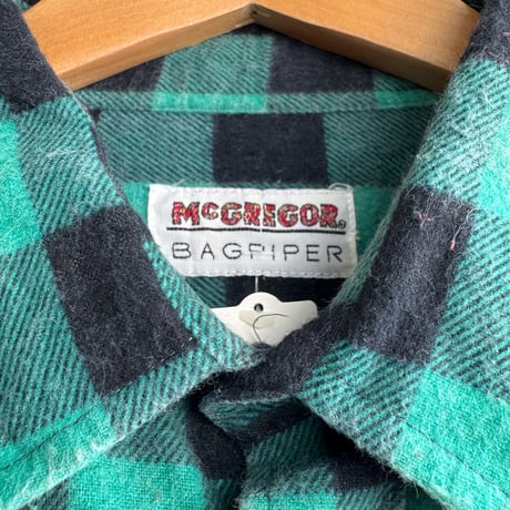 90's McGREGOR プリントネル XL