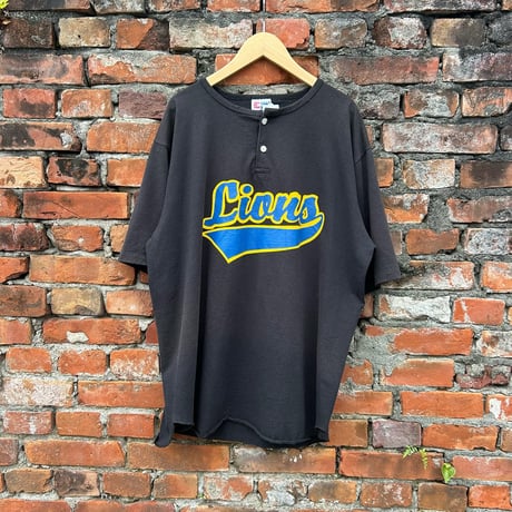 EAGLE USA  "Lions" USA製 13 ヘンリーネックカレッジTシャツ