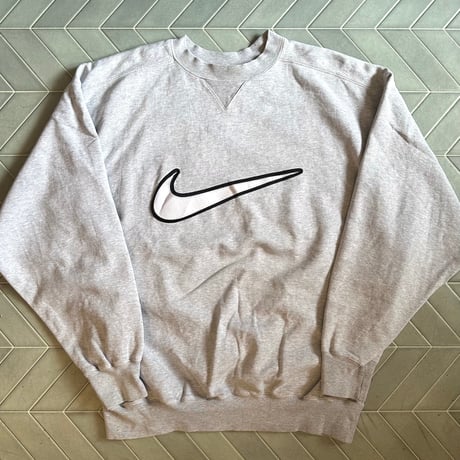 90s NIKE 銀タグ ロゴスウェット
