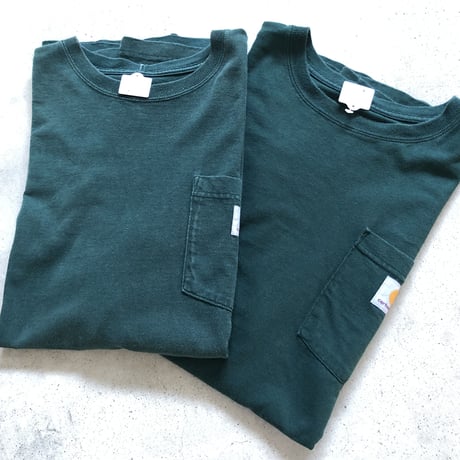Carhartt ワンポイントポケT  グリーンM,L