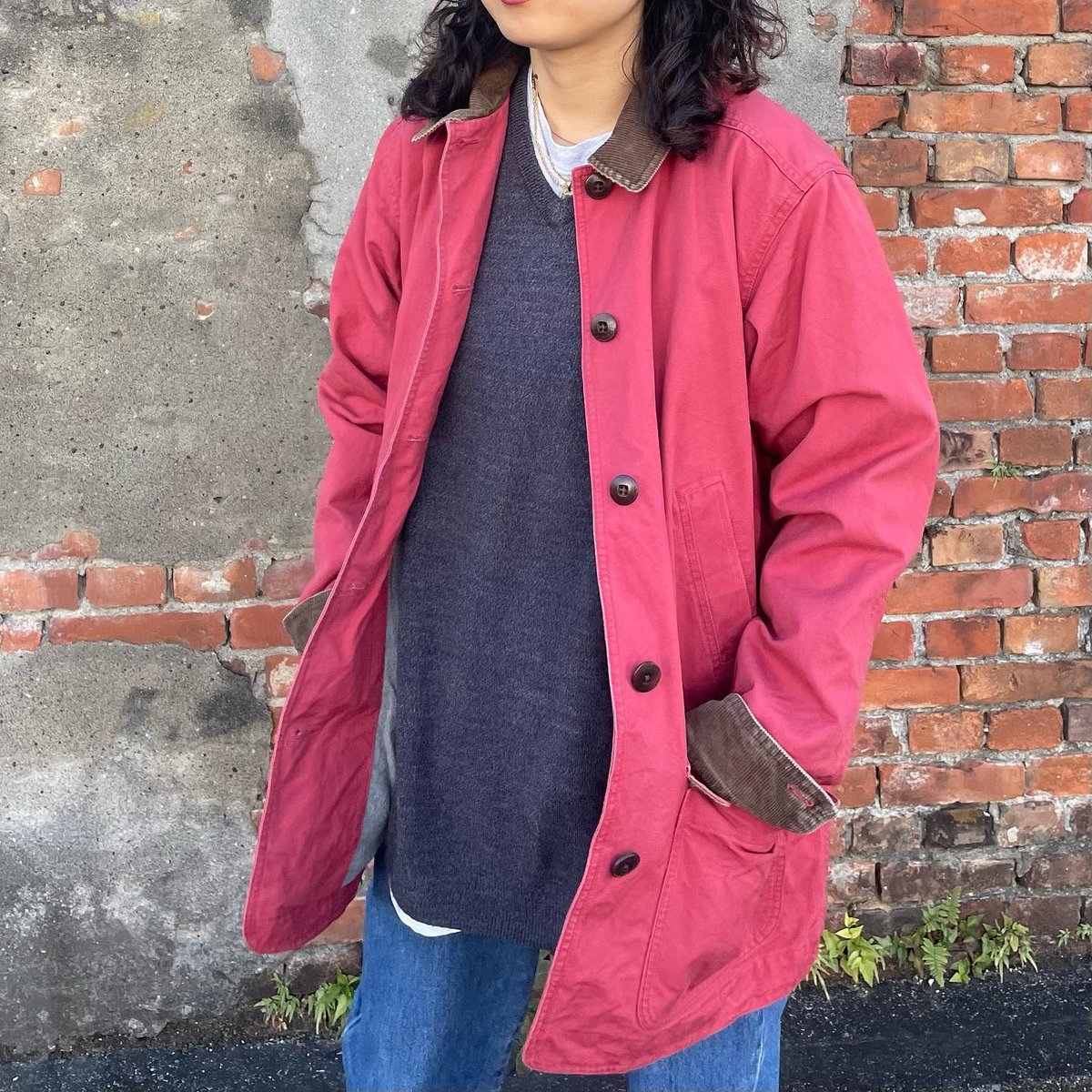 し　さん専用L.L.Bean ハンティングコートコーデュロイXLプリマロフト し さん専用L.L.Bean ハンティングコートコーデュロイXLプリマ