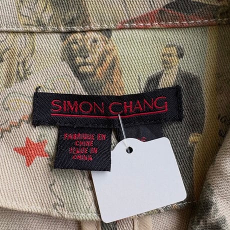 SIMON CHANG 総柄プリントジャケット