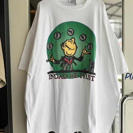 90s〜00s “IN DAD WE TRUST” プリントTシャツ 3XL