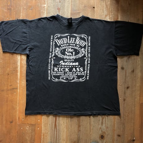 DAVID LEE ROTH ジャックダニエルデザイン Tシャツ