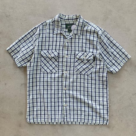 Woolrich開襟チェックシャツ