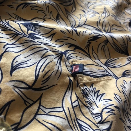 Ralph Lauren  半袖開襟シャツ ボタニカル柄