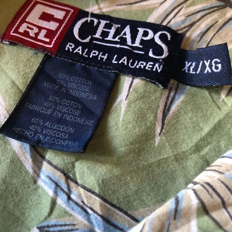 CHAPS総柄半袖シャツ  L  のコピー