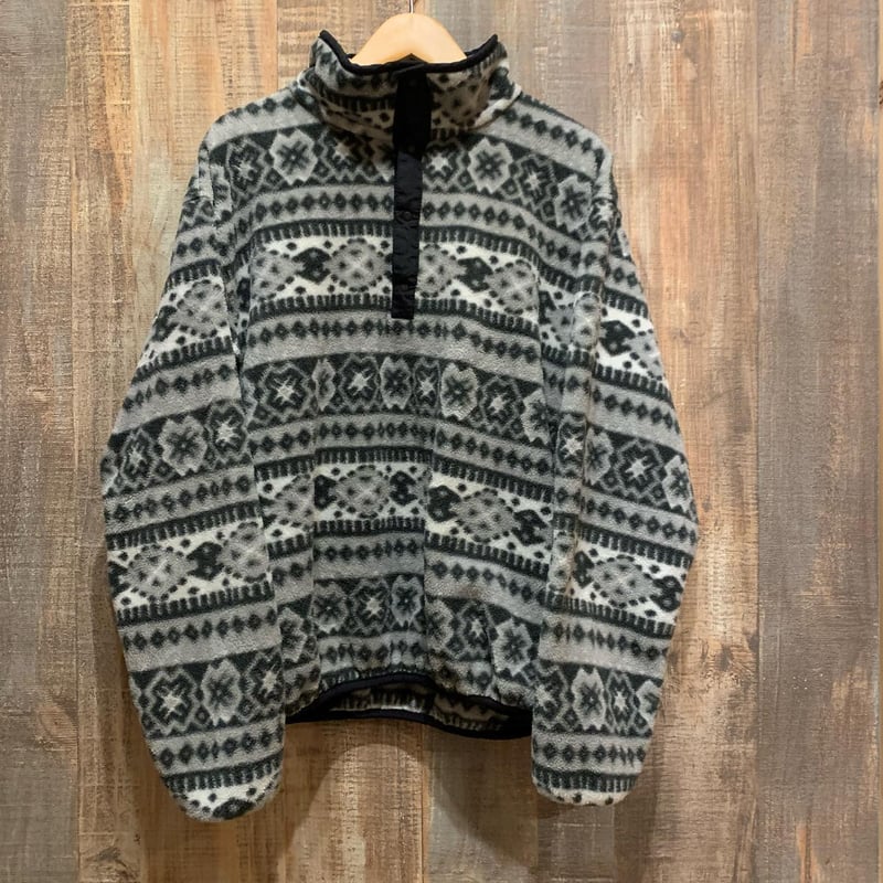 L.L.Beanノルディック柄フリーススナップPO | CUSTOM FEVER